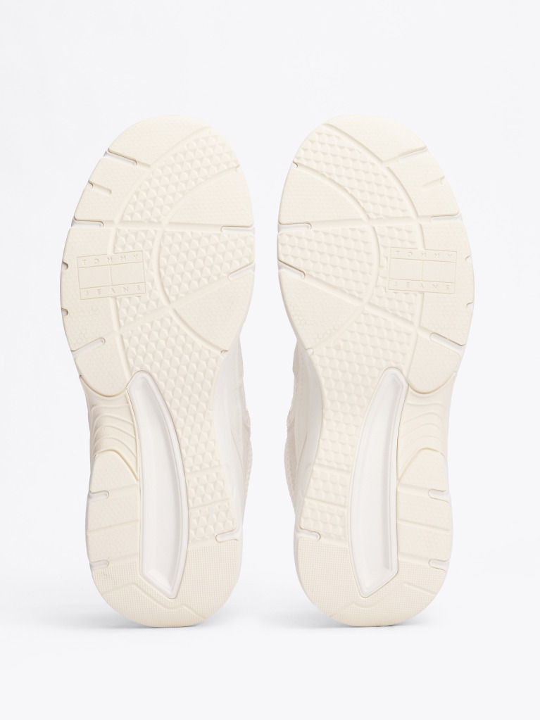 Μπεζ Sneakers Με Colour-Blocked Λεπτομέρεια  Άνδρες