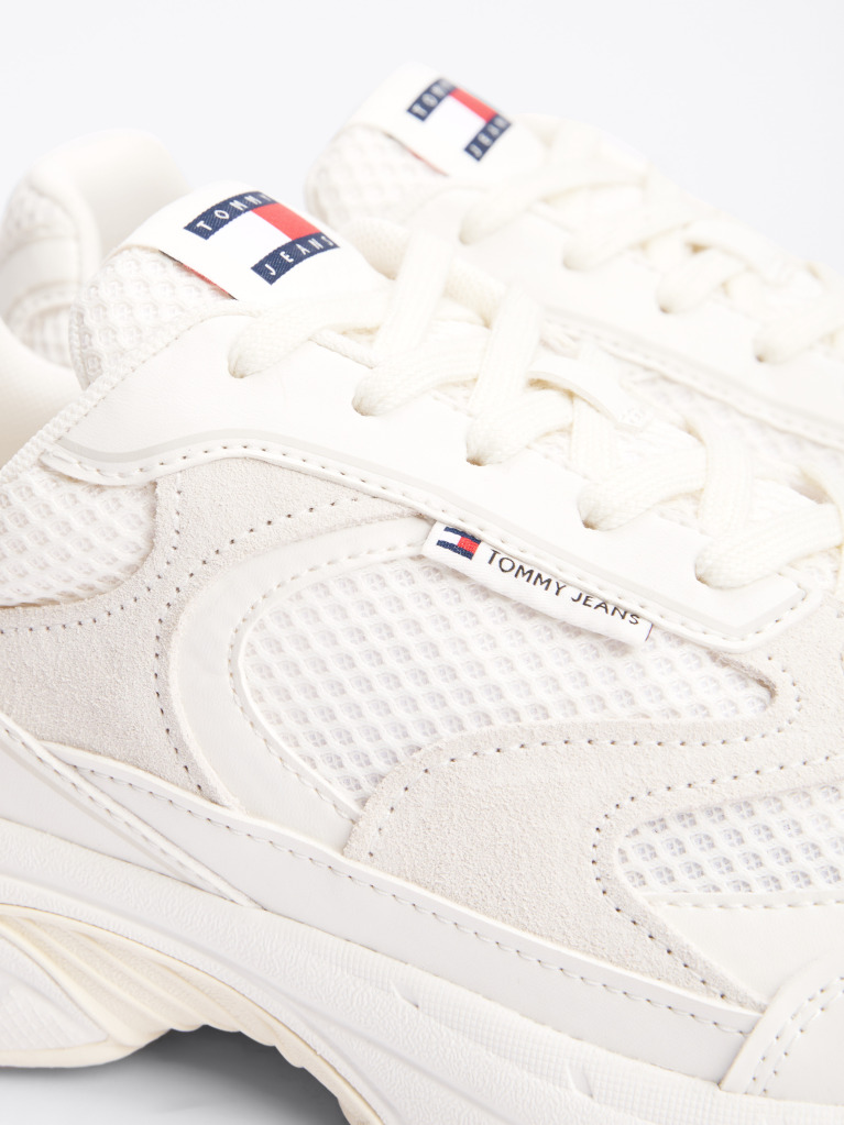 Μπεζ Sneakers Με Colour-Blocked Λεπτομέρεια  Άνδρες