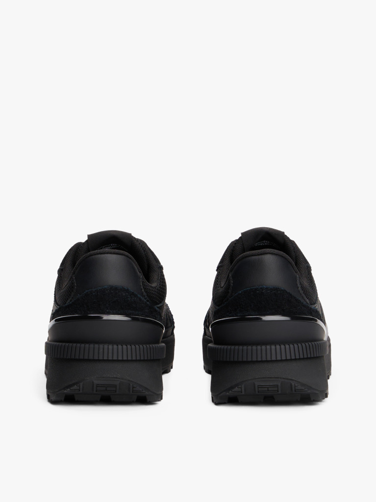Black Technical Runner Essential Sneakers  Men