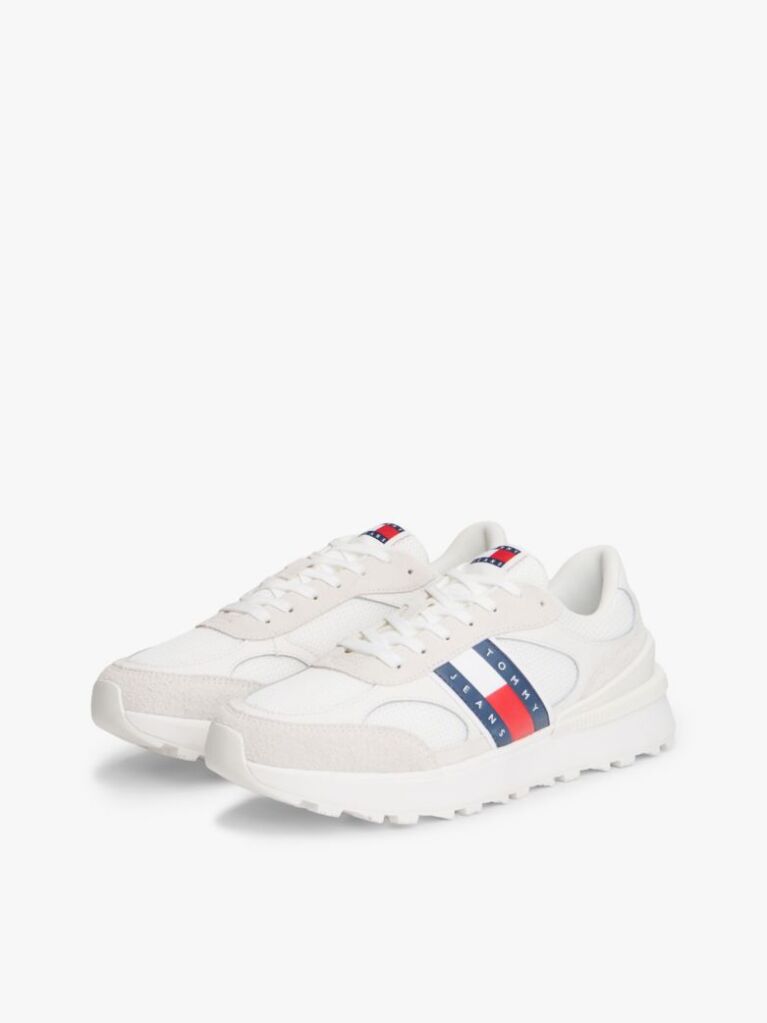 Beige Technical Runner Essential Sneakers  Men