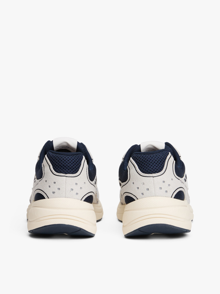 Multi Archive Mixed Texture Trainers  Men