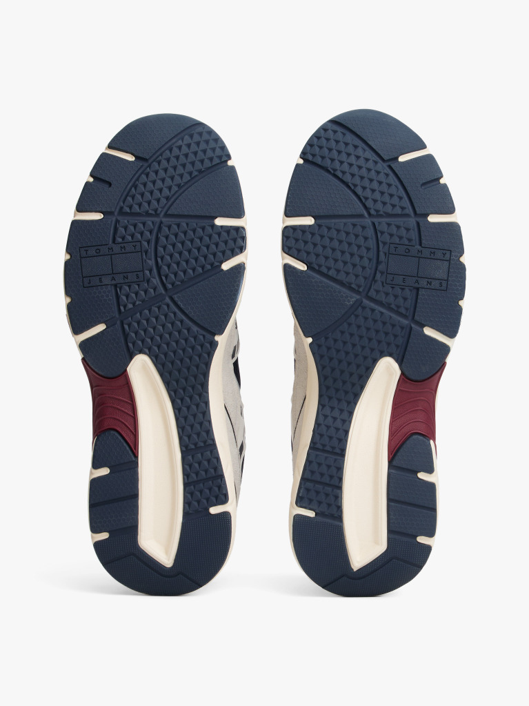 Multi Archive Mixed Texture Trainers  Men