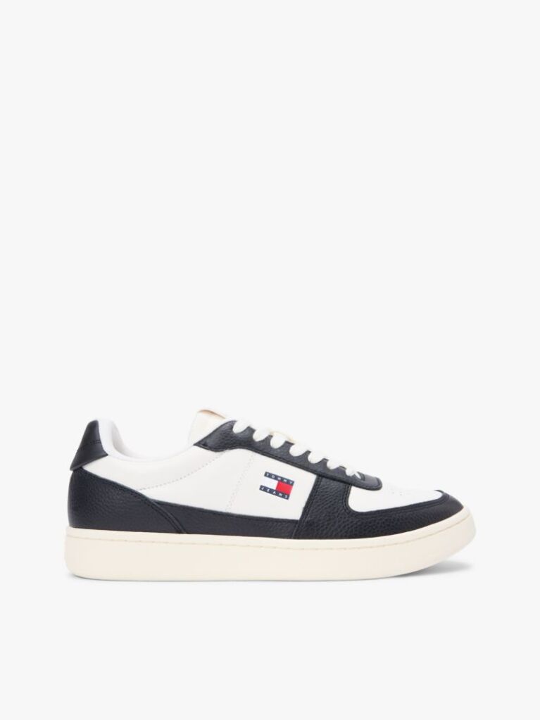 Multi Colour-Pop Leather Cupsole Archive Court Trainers  Men
