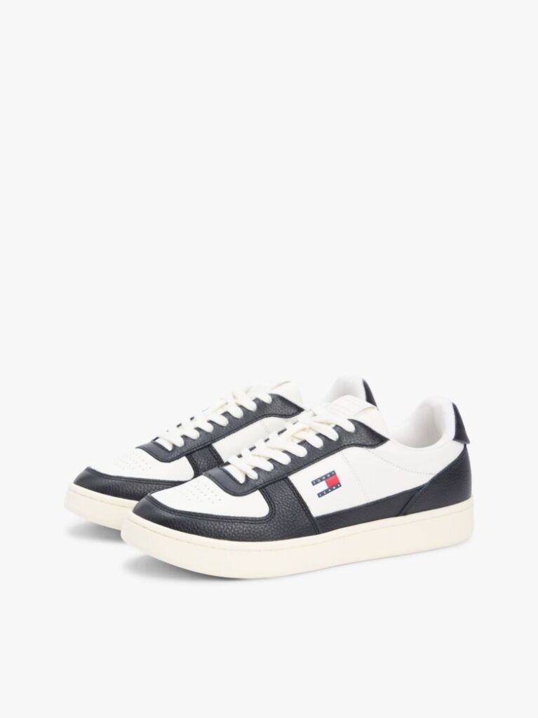 Multi Colour-Pop Leather Cupsole Archive Court Trainers  Men