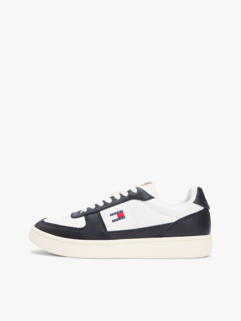 Multi Colour-Pop Leather Cupsole Archive Court Trainers  Men