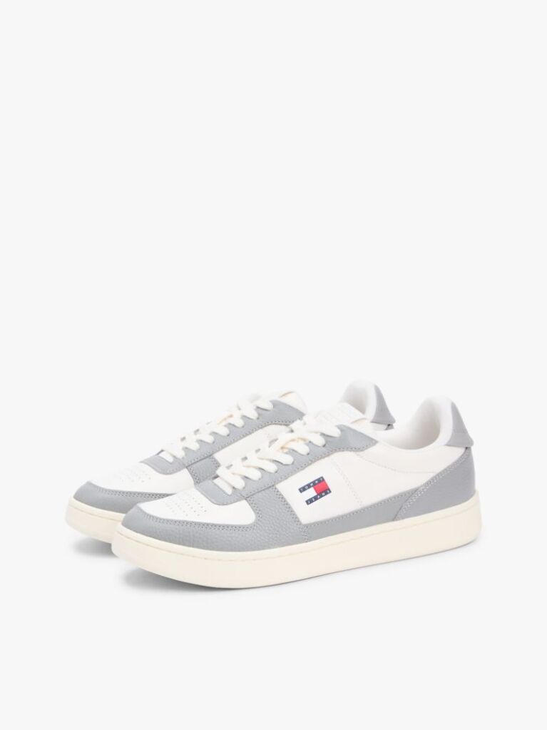 Multi Colour-Pop Leather Cupsole Archive Court Trainers  Men