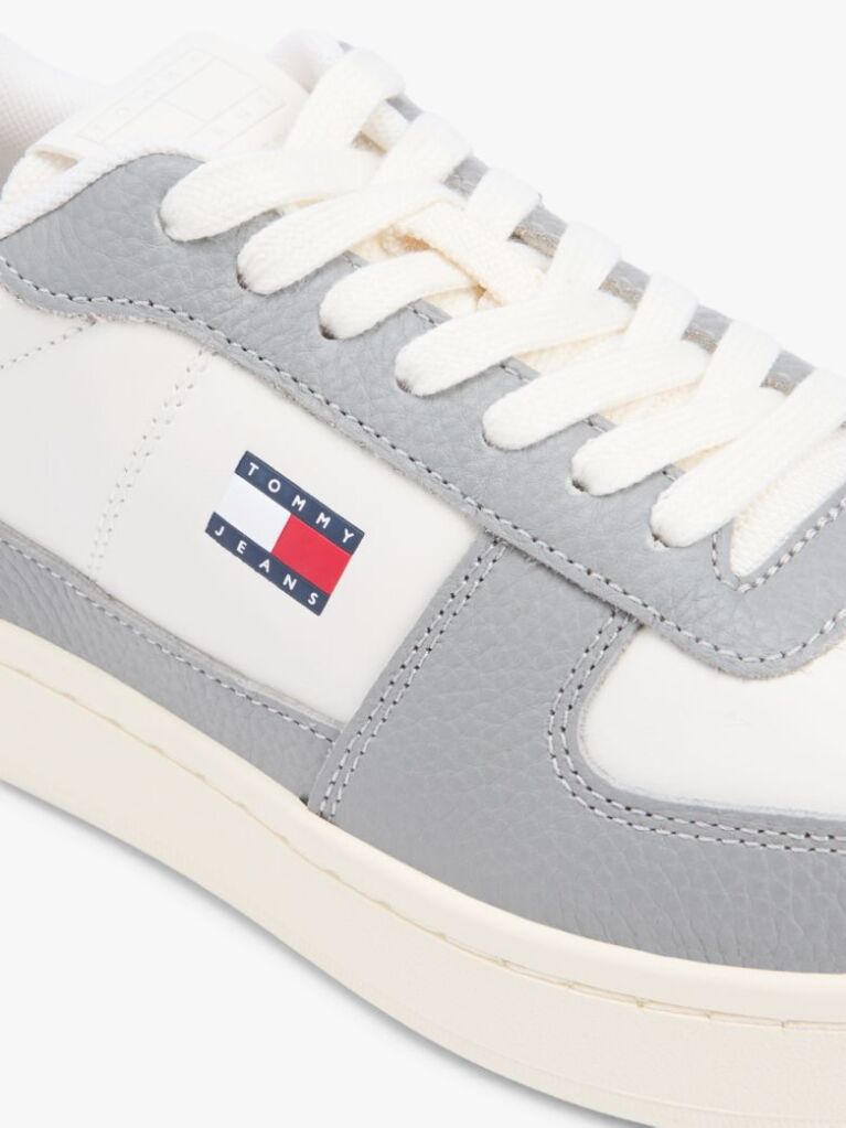 Multi Colour-Pop Leather Cupsole Archive Court Trainers  Men