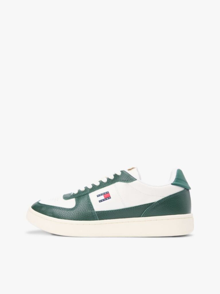 Multi Colour-Pop Leather Cupsole Archive Court Trainers  Men