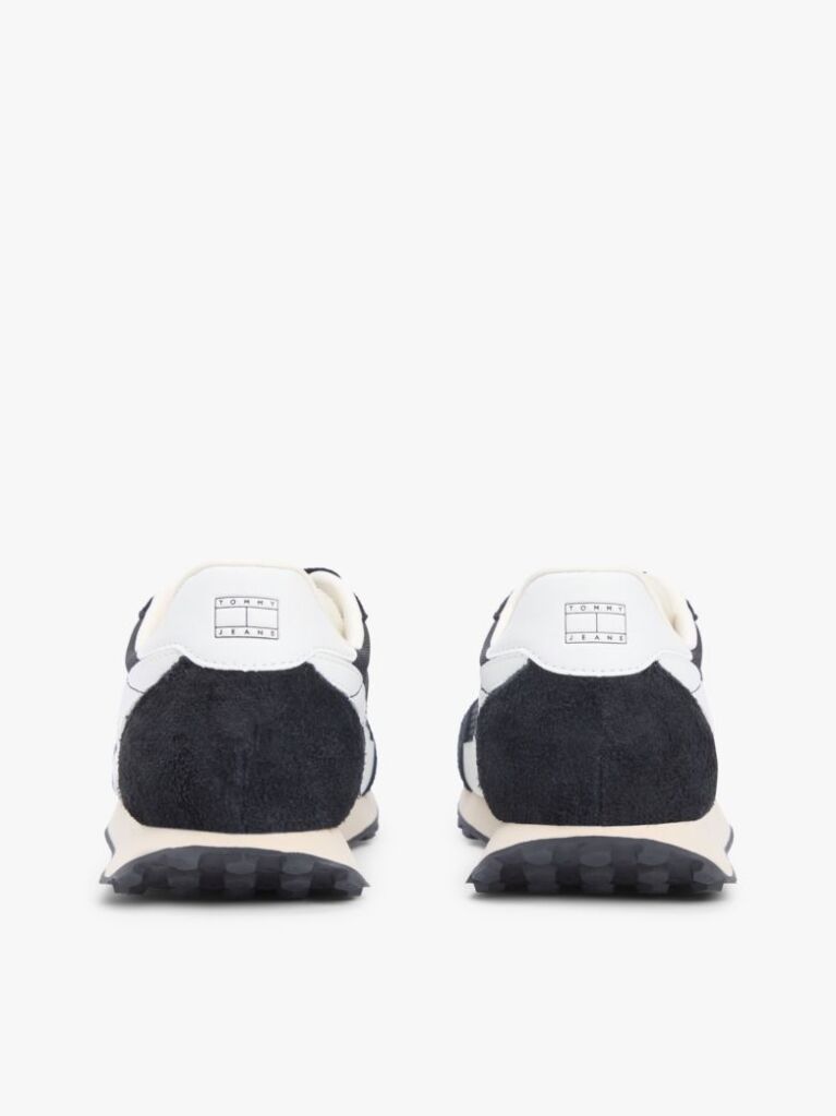 Μαύρο Ρετρό Σουέτ Sneakers  Άνδρες