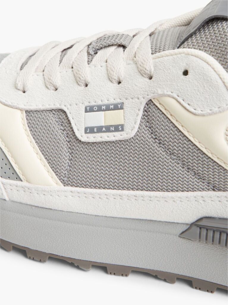 Multi Colour-Blocked Mixed Texture Cleat Sneakers  Men