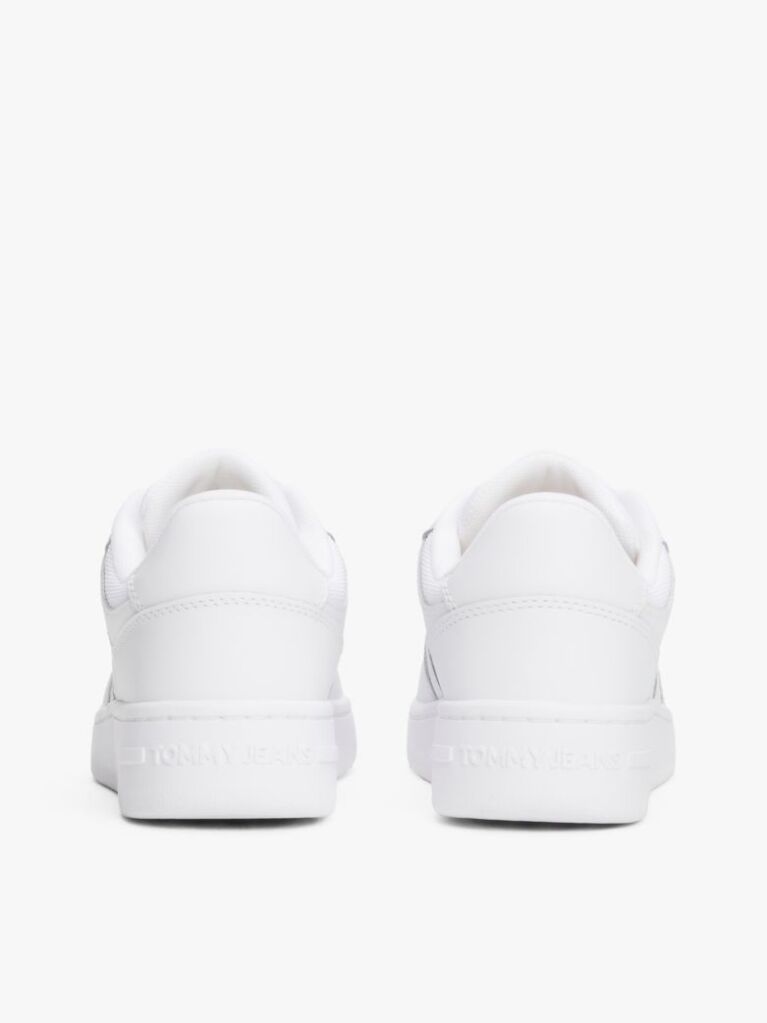 Άσπρο Essential Ρετρό Δερμάτινα Sneakers Basketball  Γυναίκες