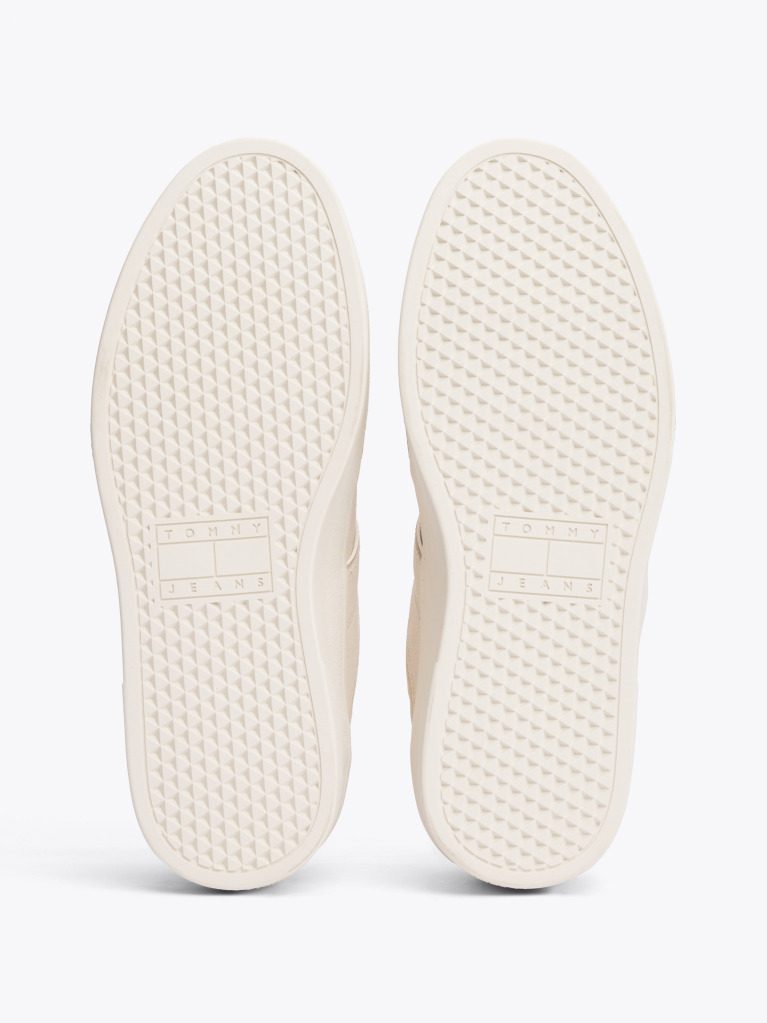 Beige The Greenwich Suede Flatform Trainers  Women