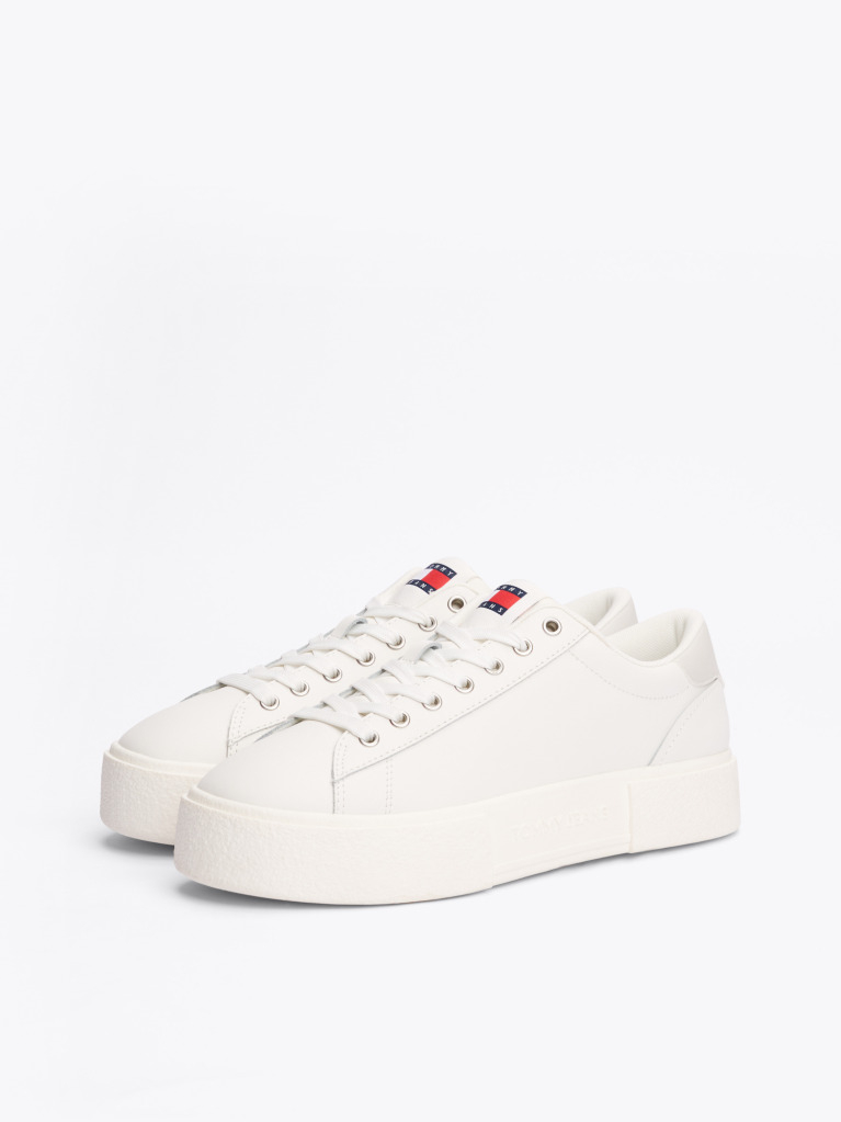 Μπεζ Sneakers Με Flatform  Γυναίκες