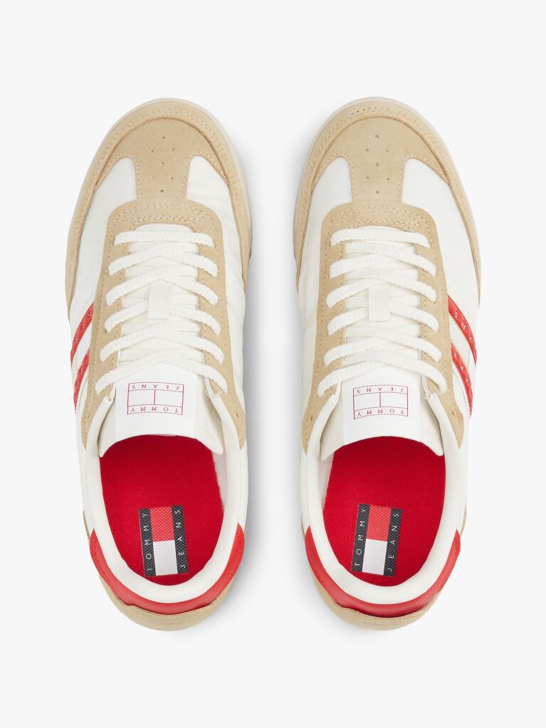 Multi Leather Cleat Classic Runner Trainers  Women