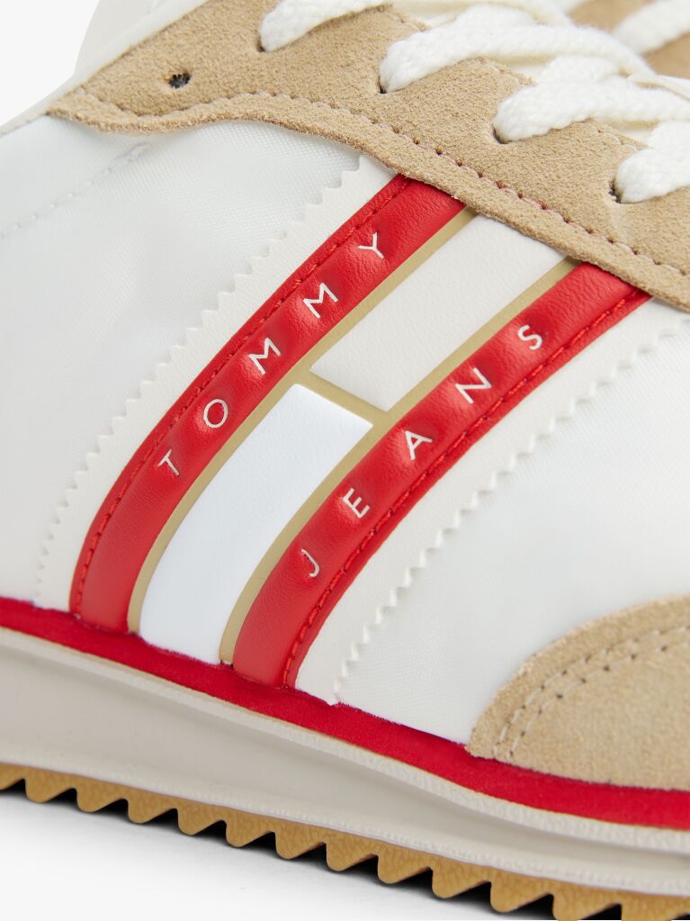 Multi Leather Cleat Classic Runner Trainers  Women