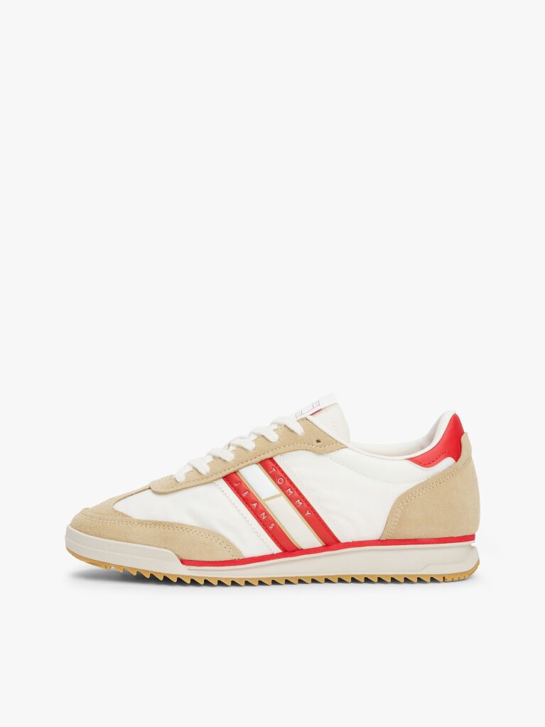 Multi Leather Cleat Classic Runner Trainers  Women