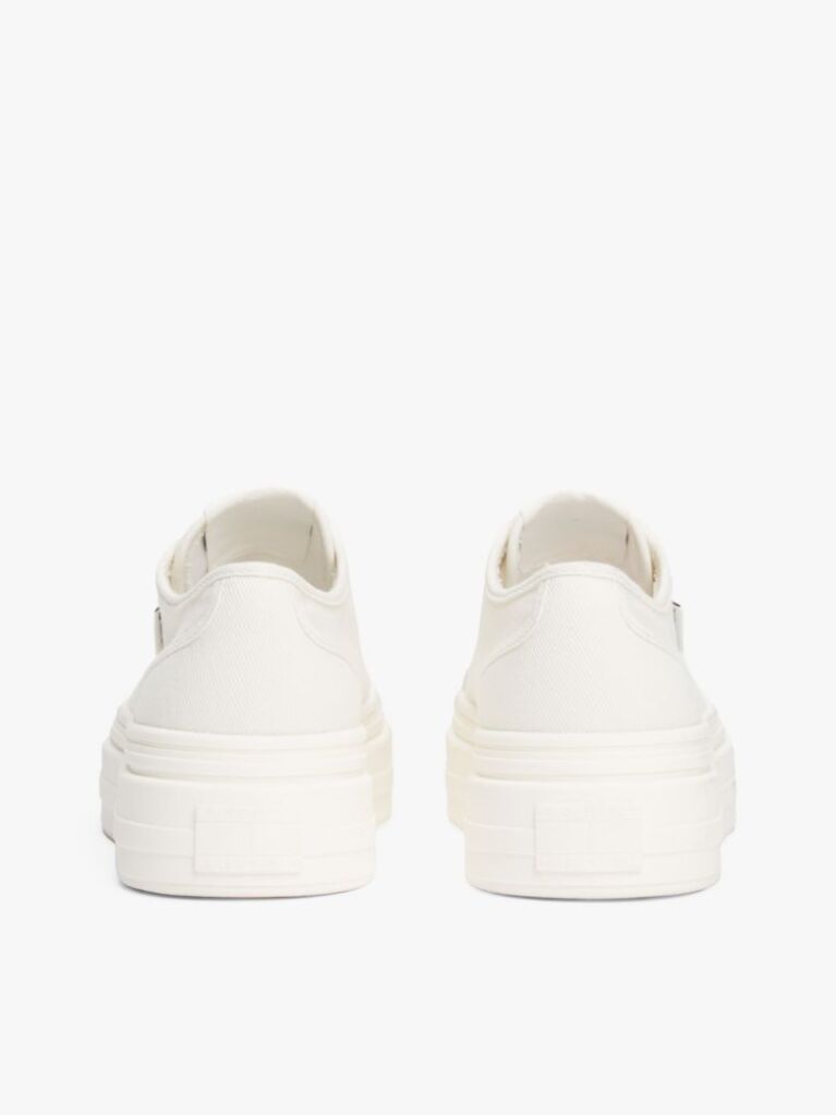 Άσπρο Denim Sneakers Σε Στιλ Πλατφόρμας  Γυναίκες