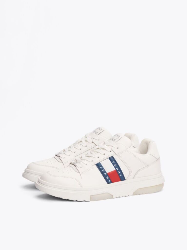 Beige The Brooklyn Leather Trainers  Women