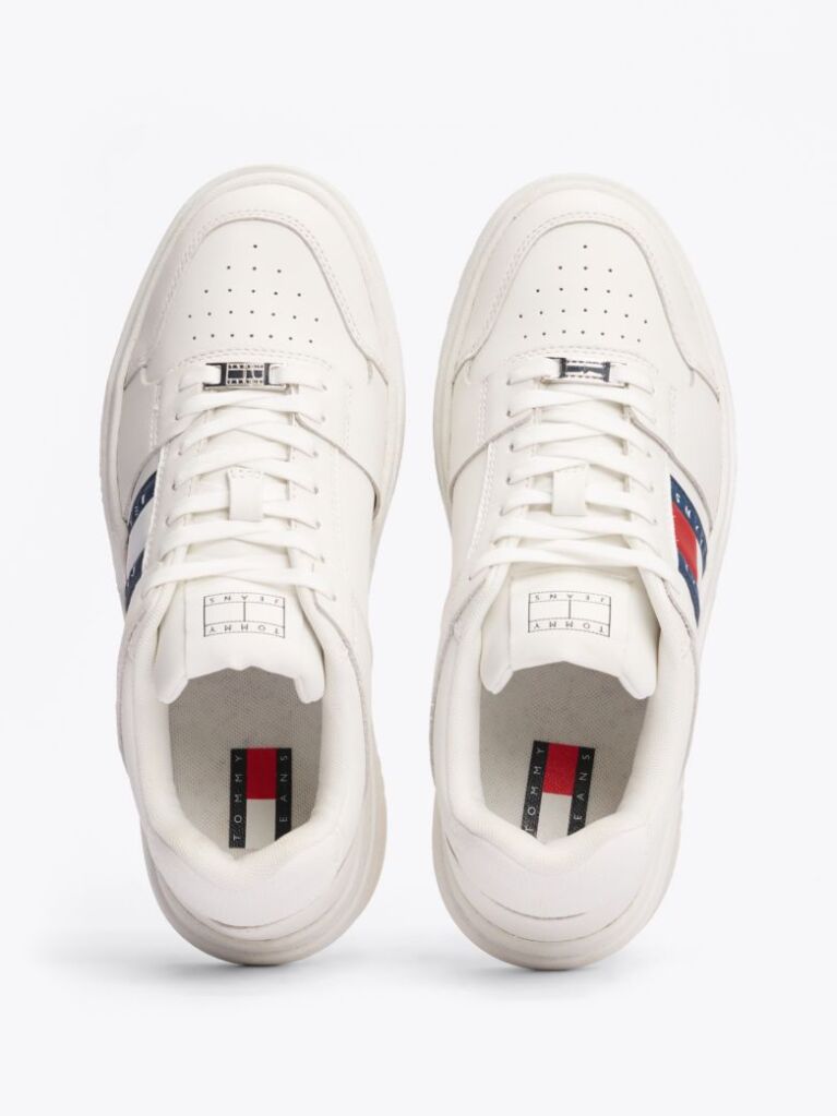 Beige The Brooklyn Leather Trainers  Women