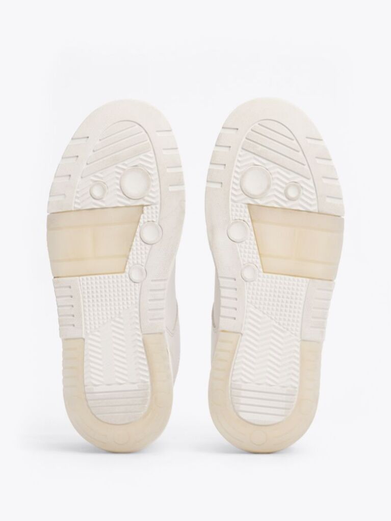 Beige The Brooklyn Leather Trainers  Women