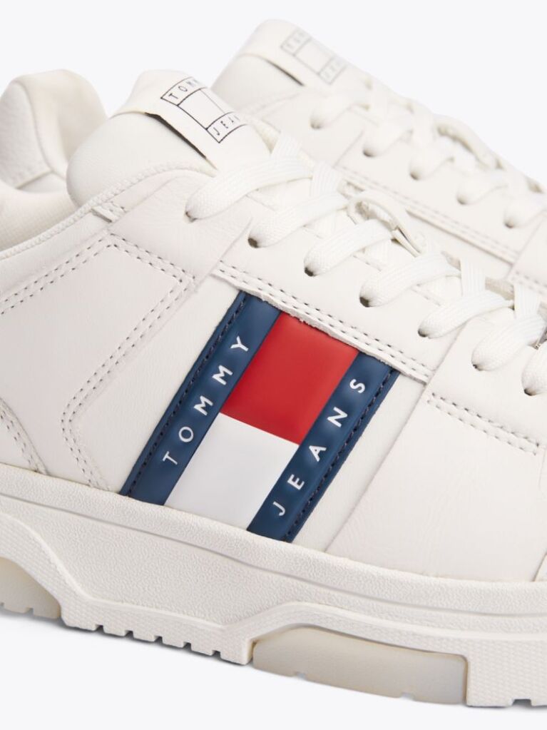 Beige The Brooklyn Leather Trainers  Women
