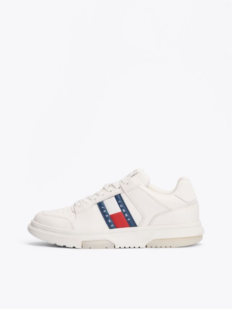 Beige The Brooklyn Leather Trainers  Women
