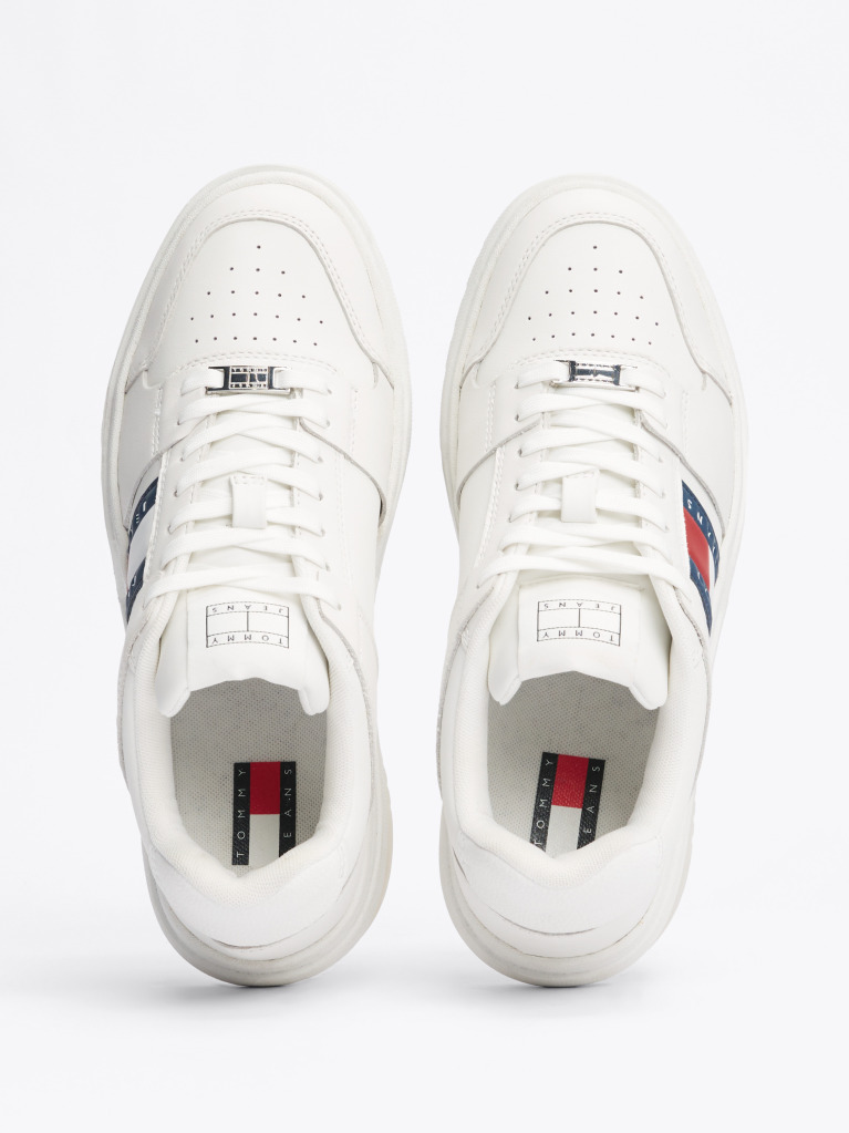 Beige The Brooklyn Leather Trainers  Women