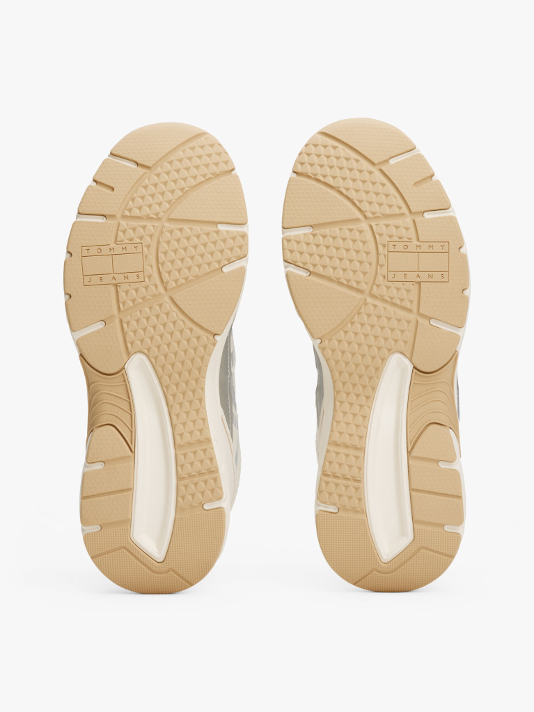 Multi Mixed Texture Archive Runner Trainers  Women