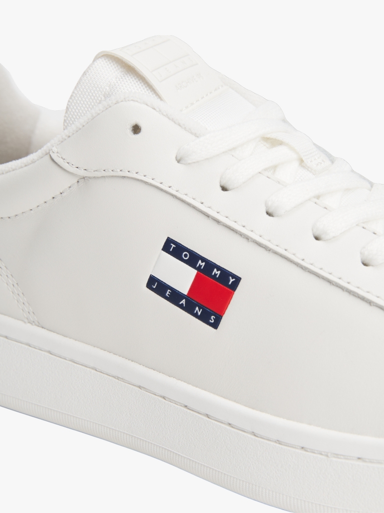 Μπεζ Archive Δερμάτινα Sneakers  Γυναίκες