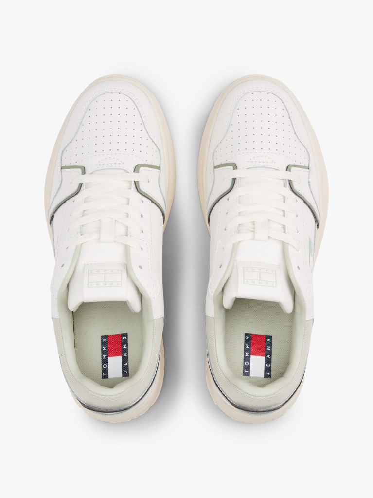 Multi Fine Cleat Platform Retro Basketball Trainers  Women