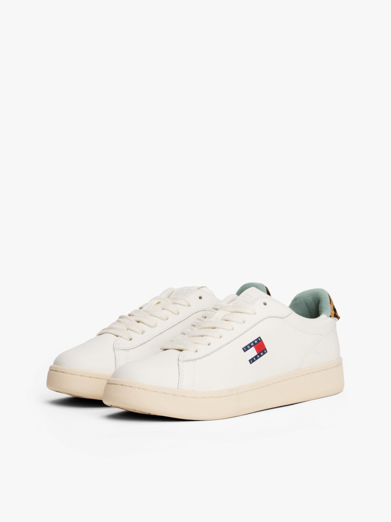 Μπεζ Archive Sneakers Με Λεοπάρ Λεπτομέρεια  Γυναίκες