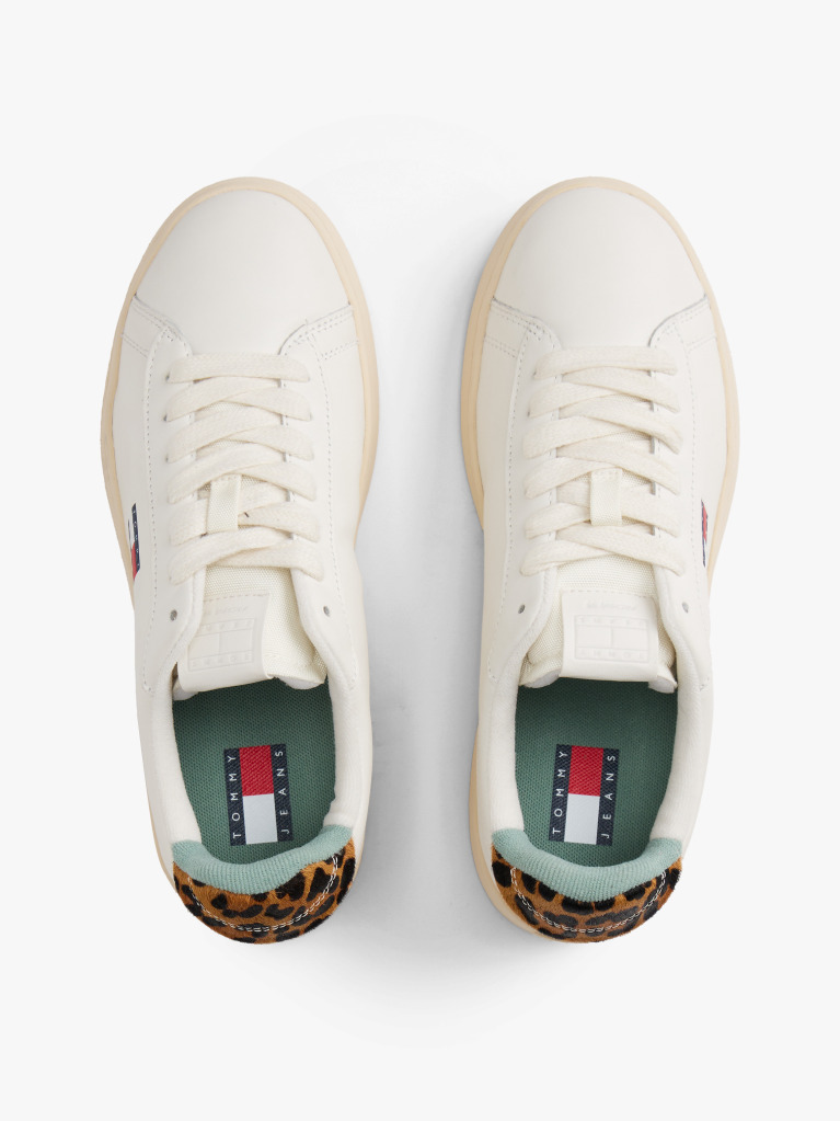 Μπεζ Archive Sneakers Με Λεοπάρ Λεπτομέρεια  Γυναίκες