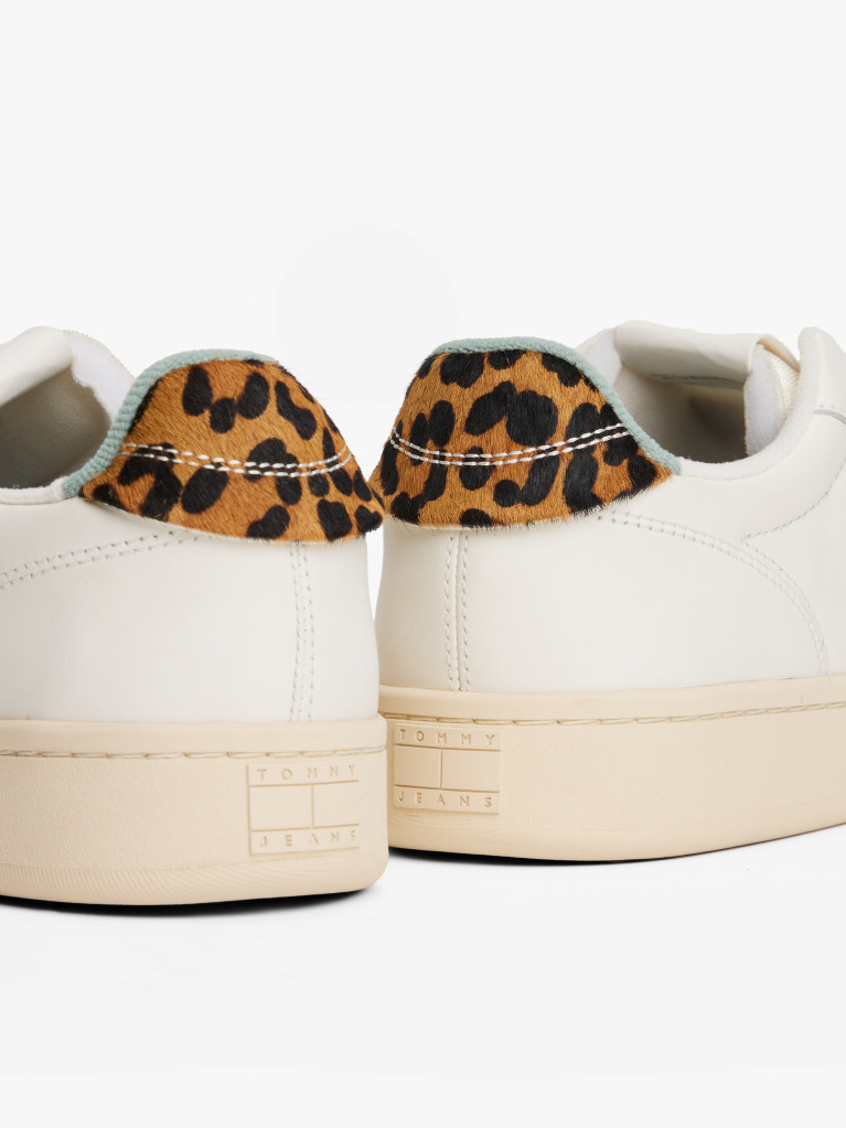 Μπεζ Archive Sneakers Με Λεοπάρ Λεπτομέρεια  Γυναίκες