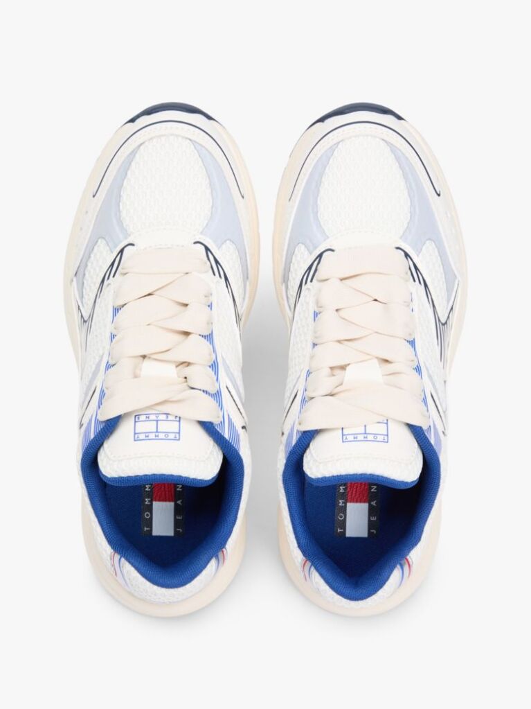Multi Mixed Texture Archive Runner Sneakers  Women