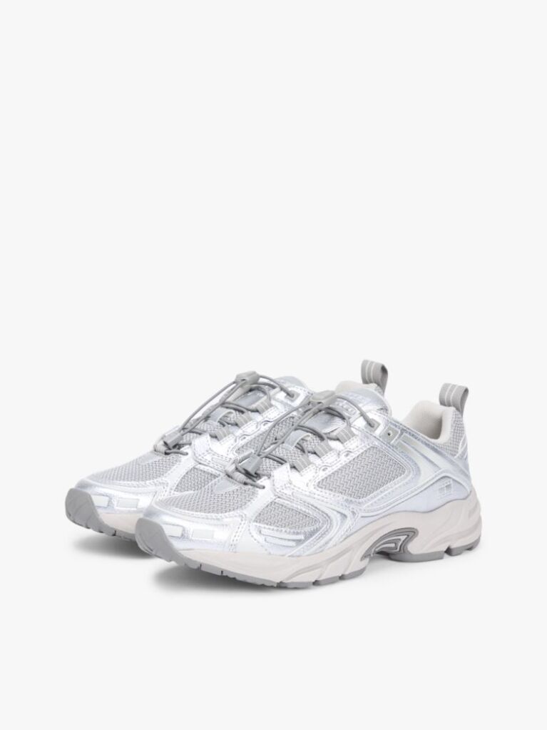 Ασημί Sneakers Με Διάτρητα Πάνελ  Γυναίκες