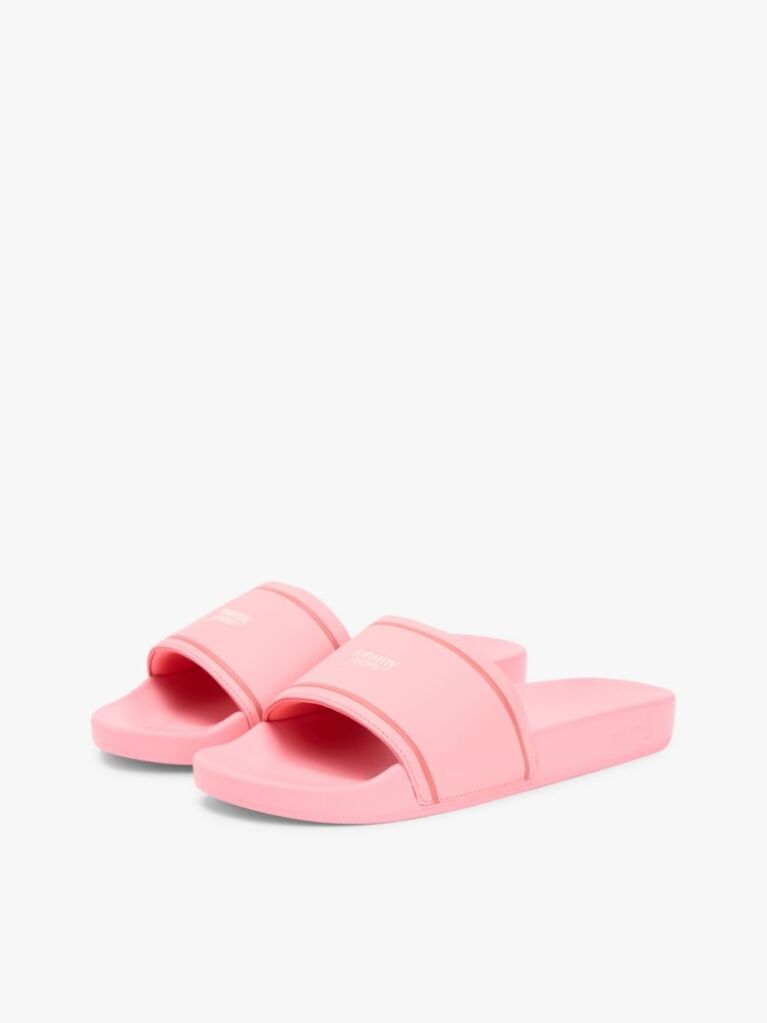 Pink Logo Contoured Pool Slides  Women