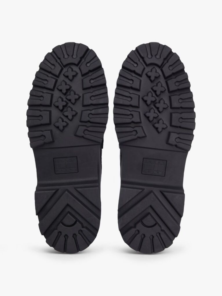 Black Archive Leather Cleat Loafers  Women