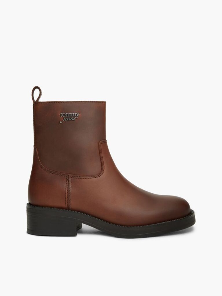 Brown Leather Soft Outsole Chelsea Boots  Women