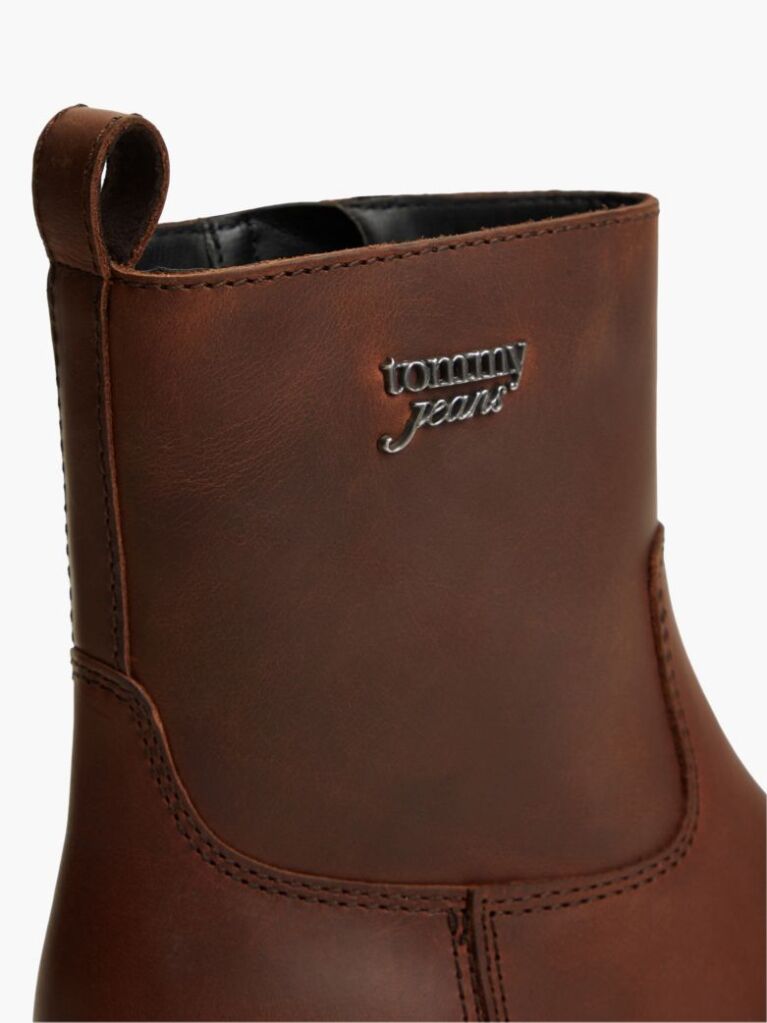 Brown Leather Soft Outsole Chelsea Boots  Women