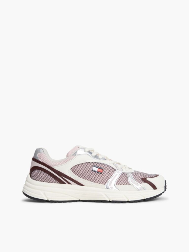 Multi Sneakers Με Μίξη Υφών Και Λογότυπο  Γυναίκες