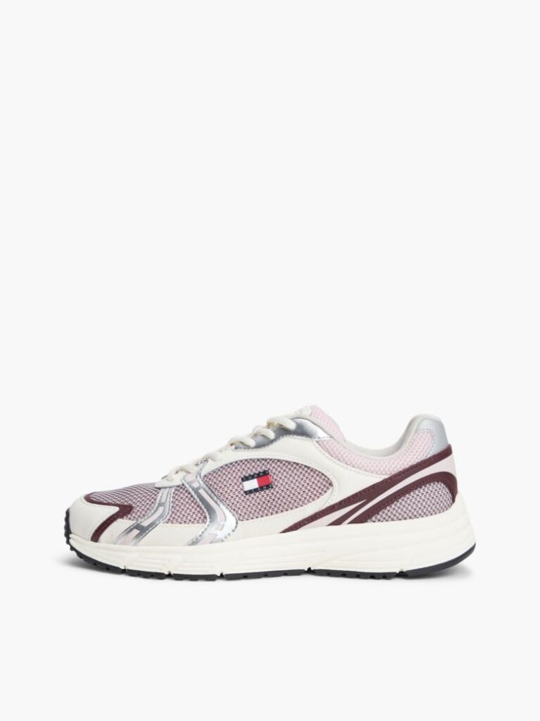 Multi Sneakers Με Μίξη Υφών Και Λογότυπο  Γυναίκες