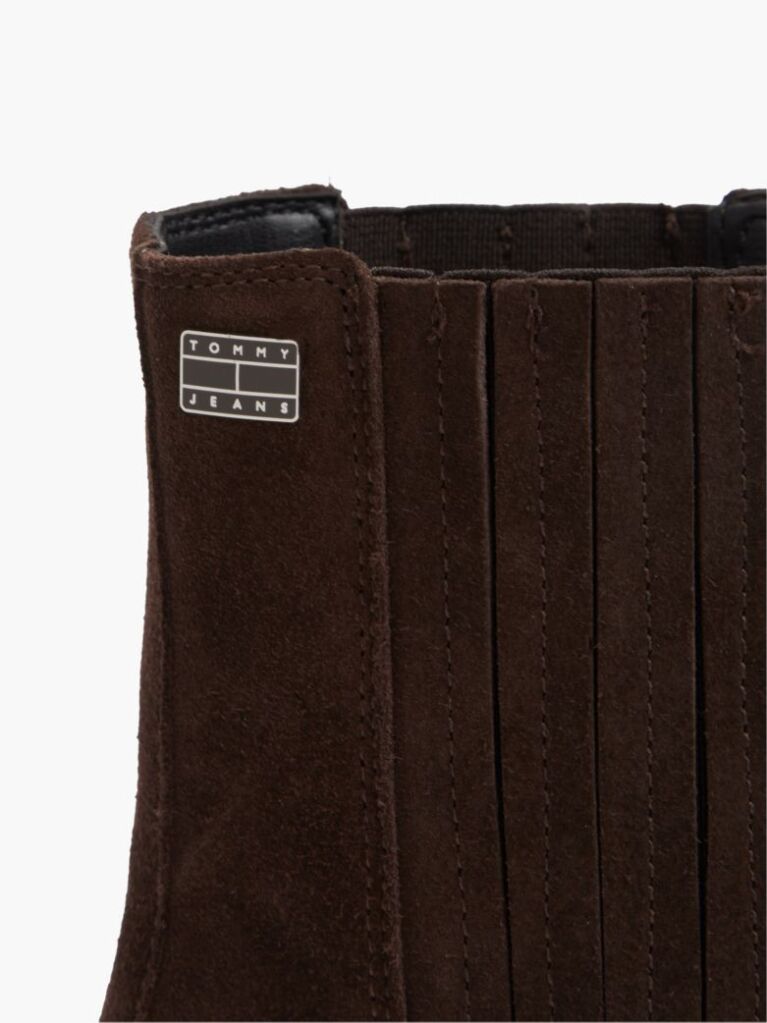 Brown Suede Tonal Plaque Western Boots  Women