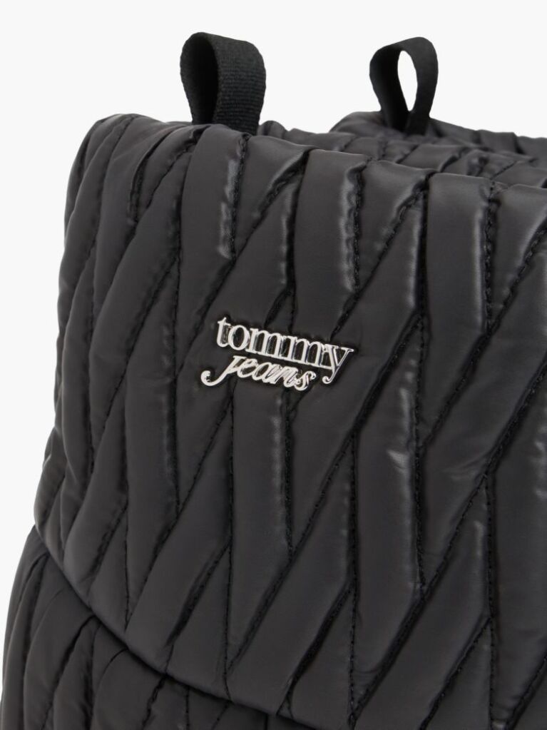 Black Warm Lined Quilted Snow Boots  Women