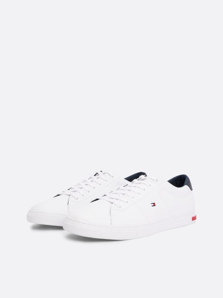 Άσπρο Essential Δερμάτινα Sneakers  Άνδρες