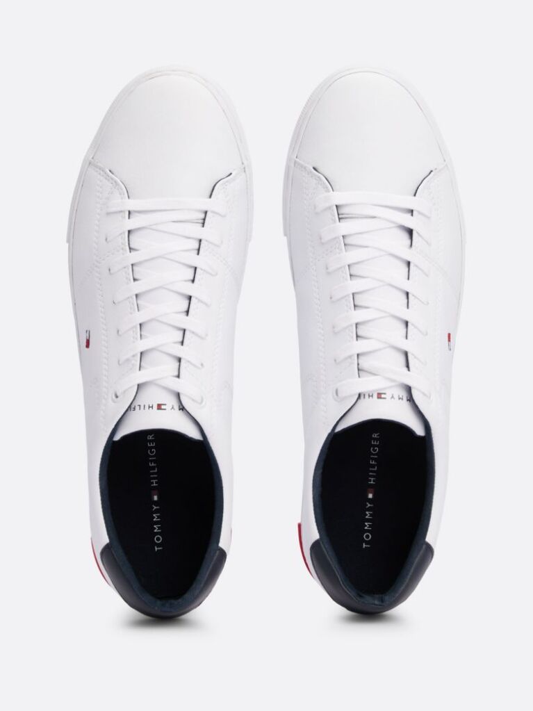 Άσπρο Essential Δερμάτινα Sneakers  Άνδρες