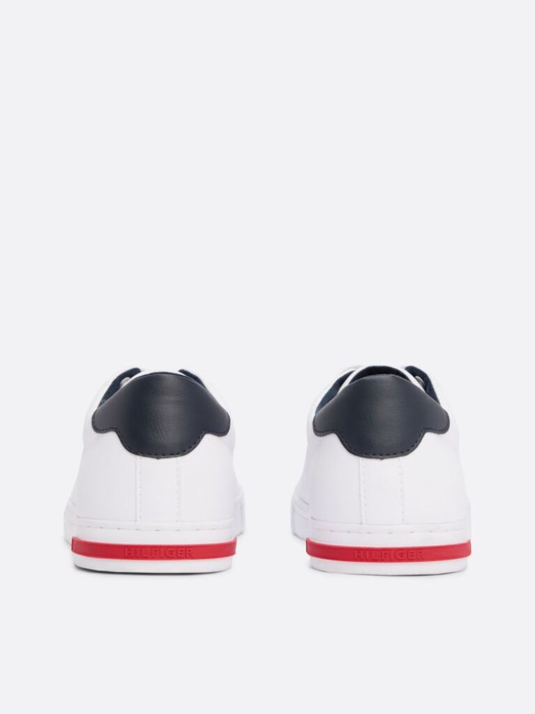 Άσπρο Essential Δερμάτινα Sneakers  Άνδρες