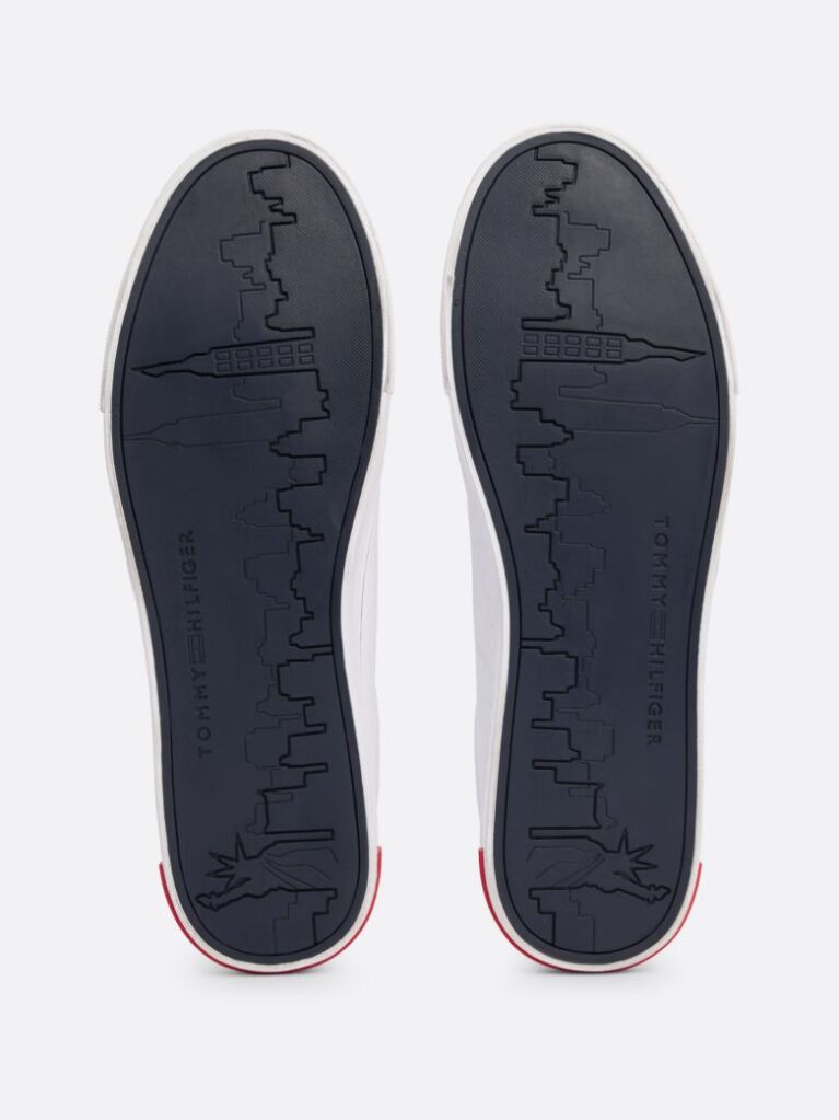 Άσπρο Essential Δερμάτινα Sneakers  Άνδρες