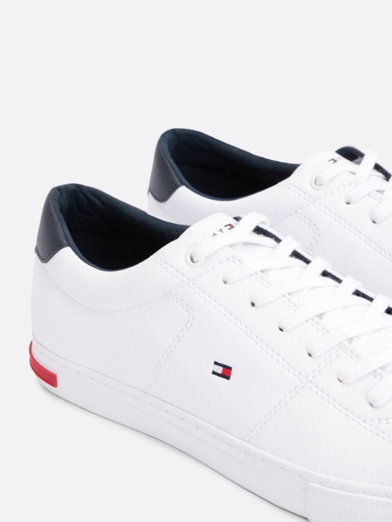 Άσπρο Essential Δερμάτινα Sneakers  Άνδρες