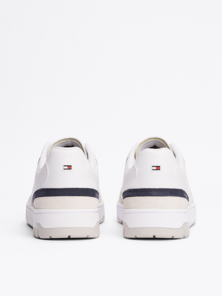 Άσπρο Δερμάτινα Sneakers Basketball  Άνδρες