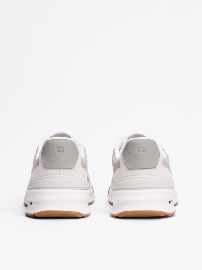 Άσπρο Δερμάτινα Sneakers  Άνδρες